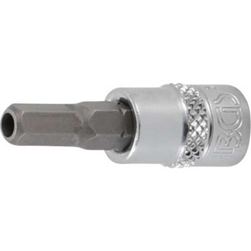 Bit-Einsatz Innensechskant mit Bohrung Antrieb 6,3 mm (1/4") Sechskant Bits mit Loch